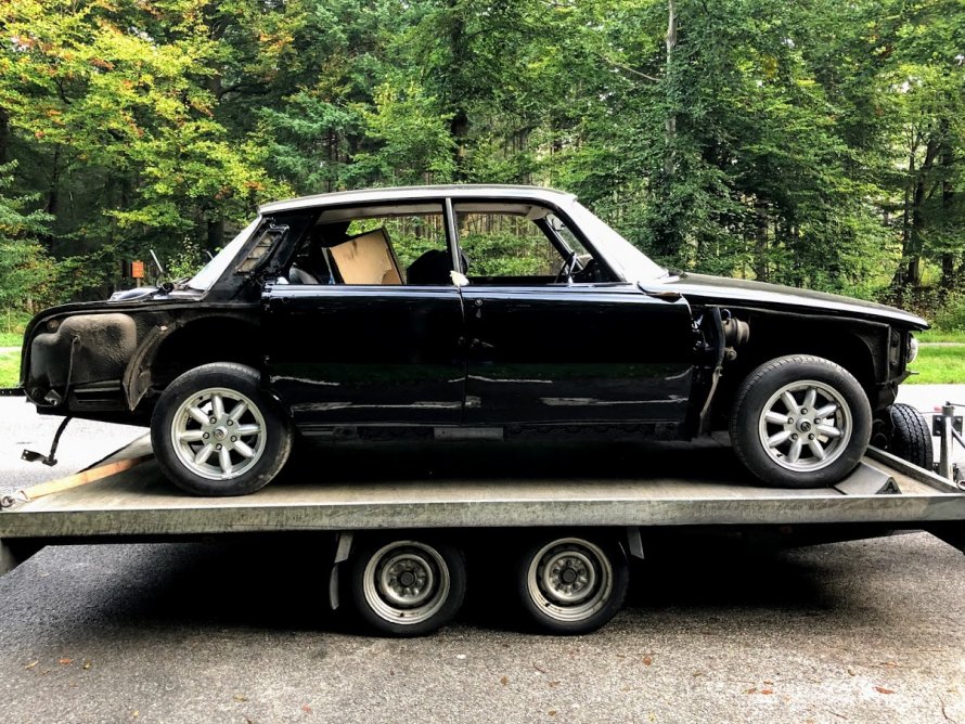 Body in de kleur : black Rover P6 3500S NADA