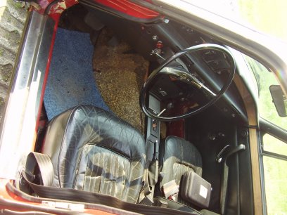 Binnenzijde "rommelig"