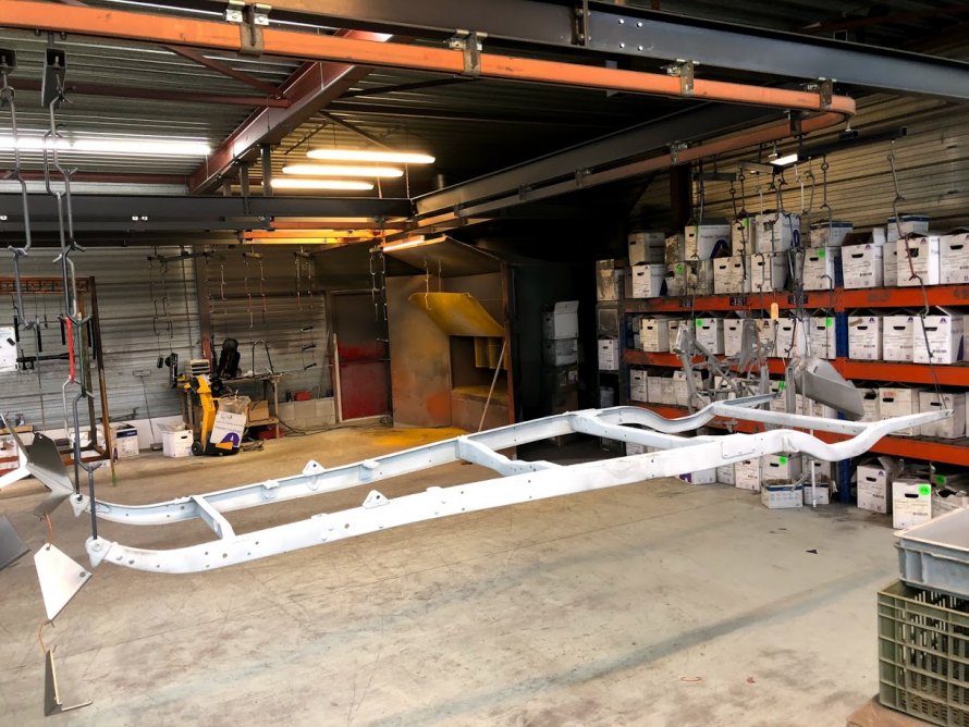 Rover 10/25 klaar voor poedercoating...... Piano Black