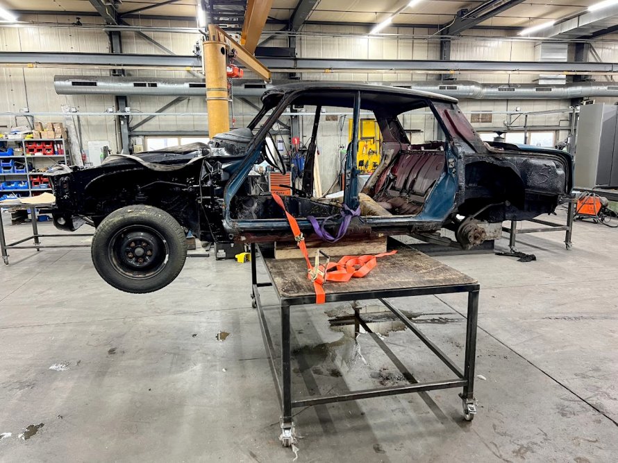 Demontage Rover P6 3500