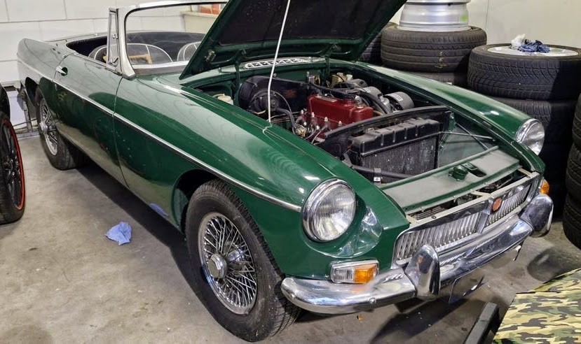 sneak preview :MG B - binnen voor groot onderhoud (11.12.2024)