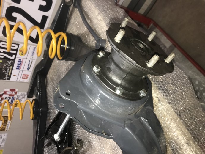 Rover P6 3500 vervanging achterwielophanging compleet