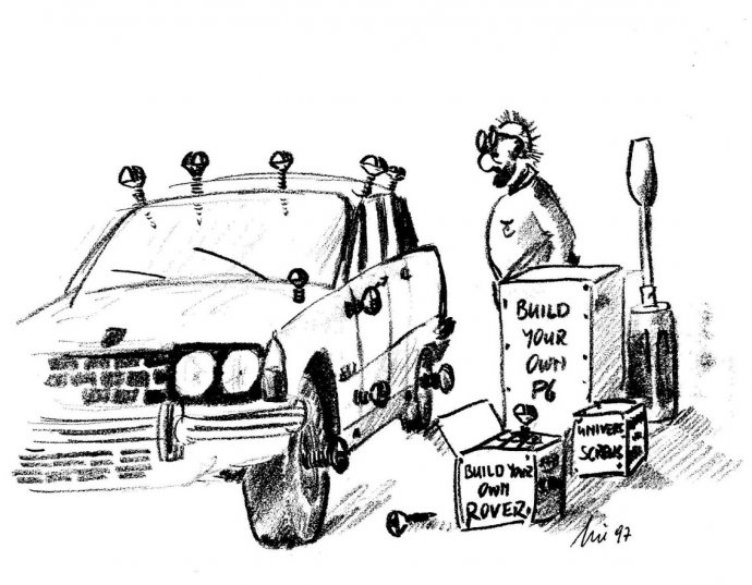 Rover P6 bouwen? ..... volg onze activiteiten !