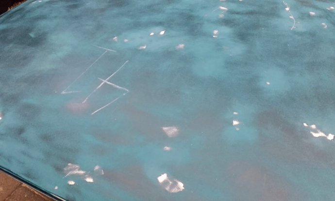 Rover P6 : vernieuwen vinyl dak!