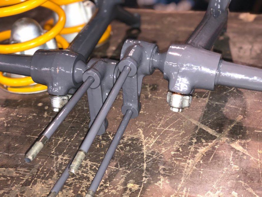 gereviseerde voorwielophanging gereed voor montage