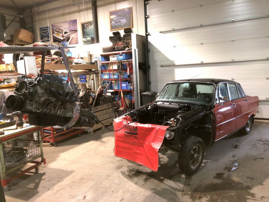 Rover P6 3500 / ZF huwelijk voltrokken