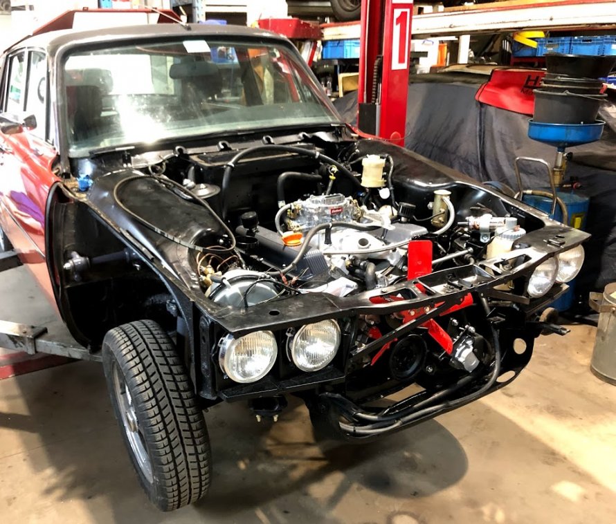 Rover P6 3500, laatste loodjes.....