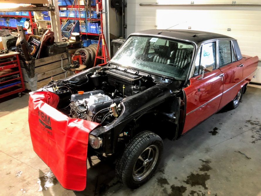 Rover P6 3500 / ZF huwelijk voltrokken