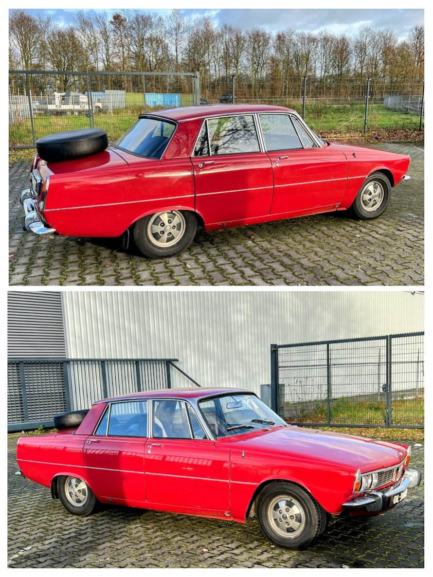 FOR SALE :Rover P6 3500 V8 “Red Lady” – 30 jaar gekoesterd | Topstaat | Uniek