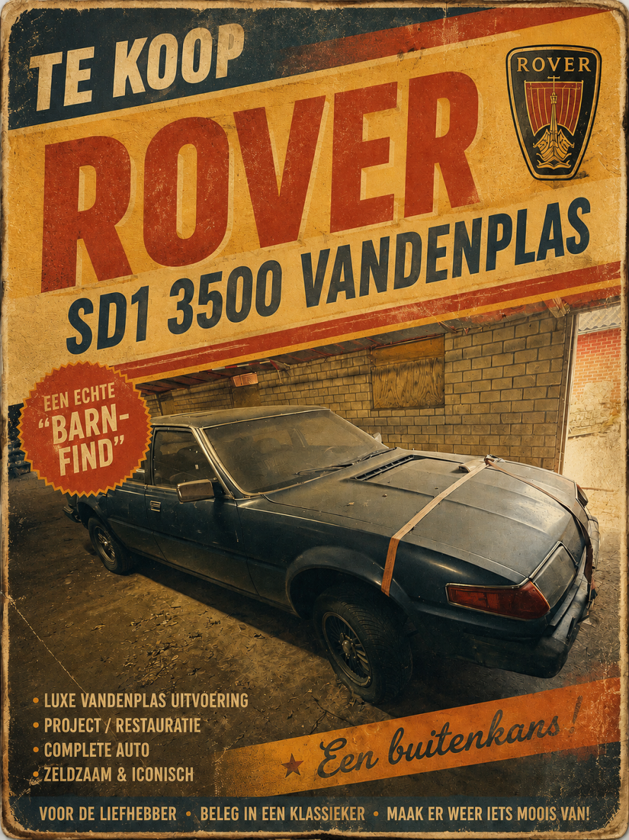 Rover SD1 3500 Vandenplas